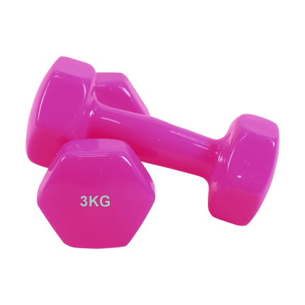 Mancuernas Functional 3KG Rosado