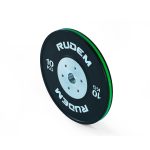 RUDEM Competition Bumpers Plates With Color Strip 10kg
