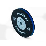 RUDEM Competition Bumpers Plates With Color Strip 20kg