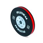 RUDEM Competition Bumpers Plates With Color Strip 25kg