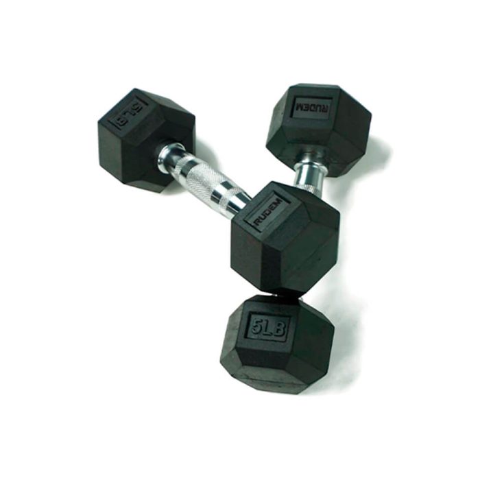 Dumbbell / Mancuerna Hexagonal 5LB