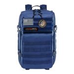 mochila militar azul