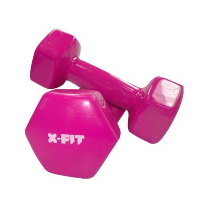 mancuernas rosado xfit